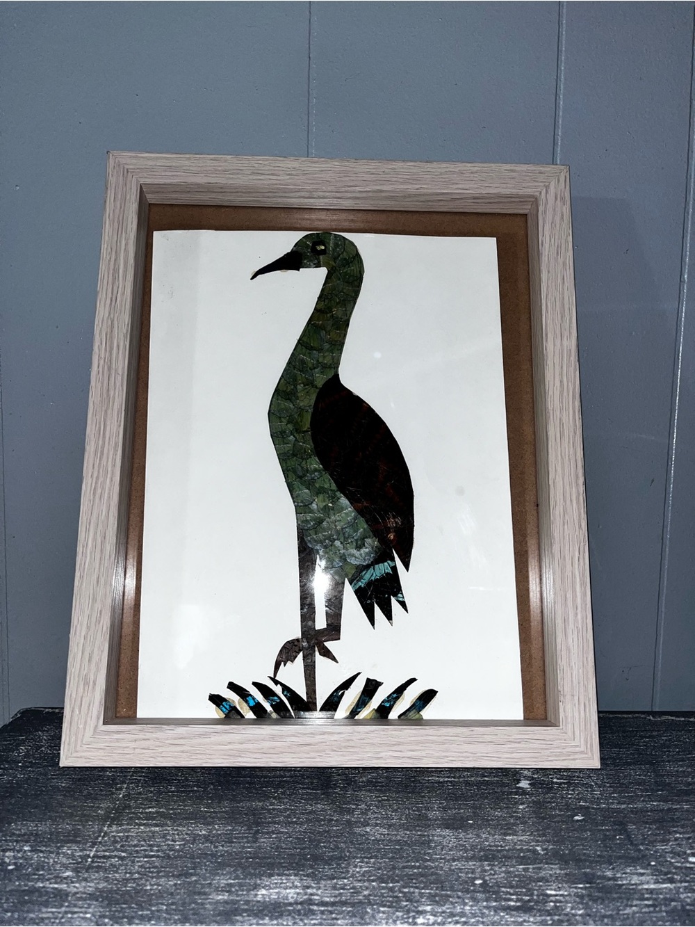 Framed Monarch Butterfly art work